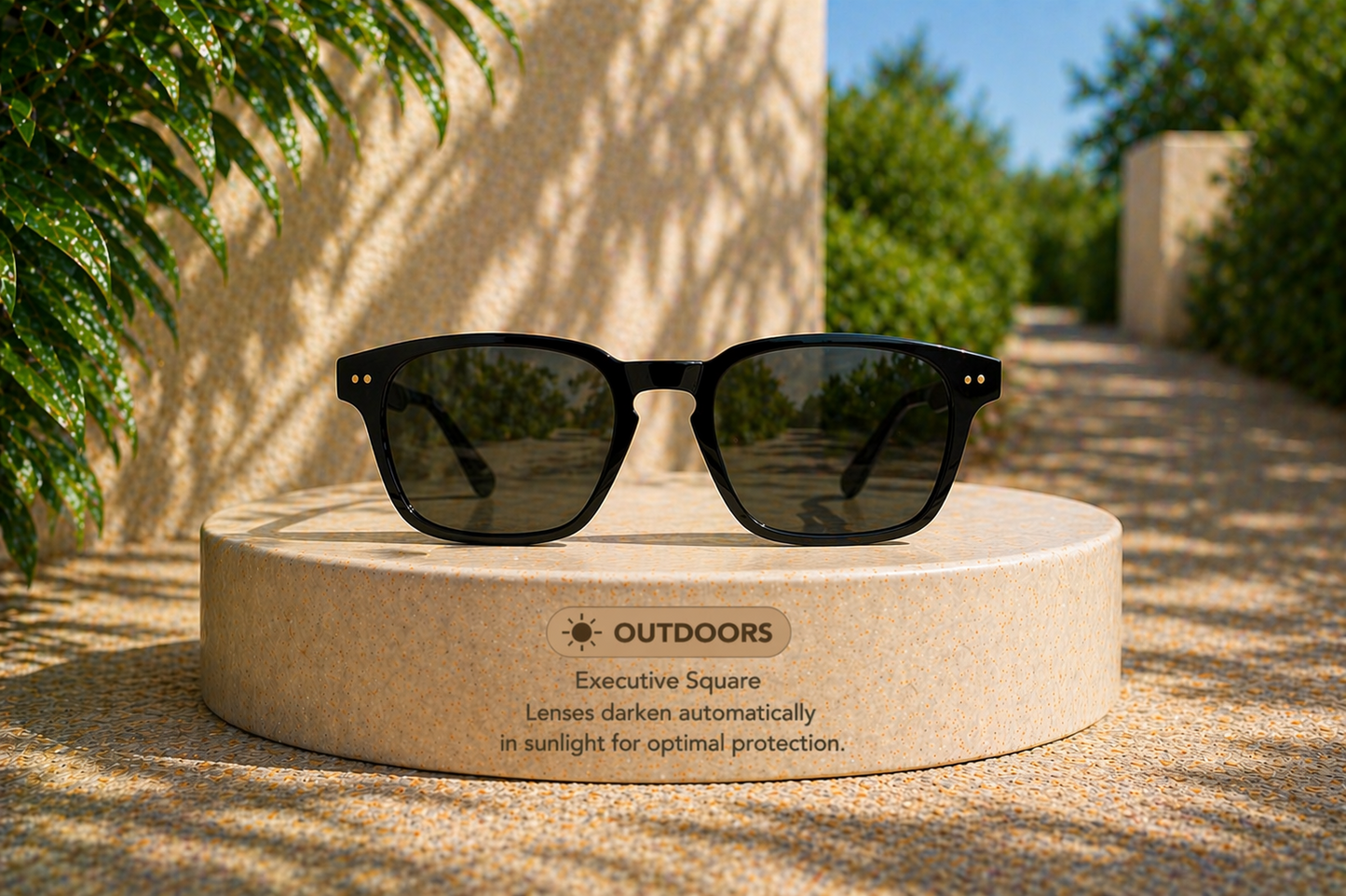 Executive Square – Adaptive Vision Glasses
